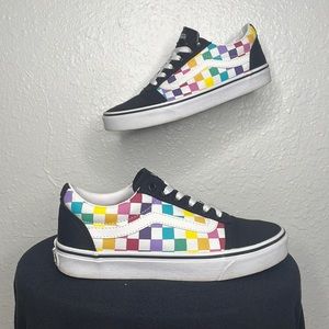 Vans “Old Skool Rainbow Checkerboard”